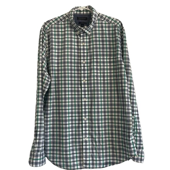 Men’s Banana Republic Custom 078 Wash Button Down Shirt Size Large Camden Fit - Picture 1 of 4